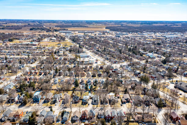 istock Railway Track and Train Station, Stratford city, Canada 1483973154