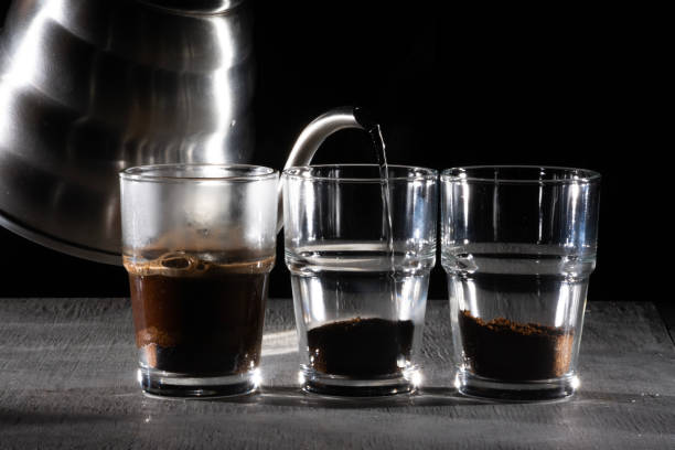 istock Roasted coffee beans background  colombian coffe rought coffee 1483981955