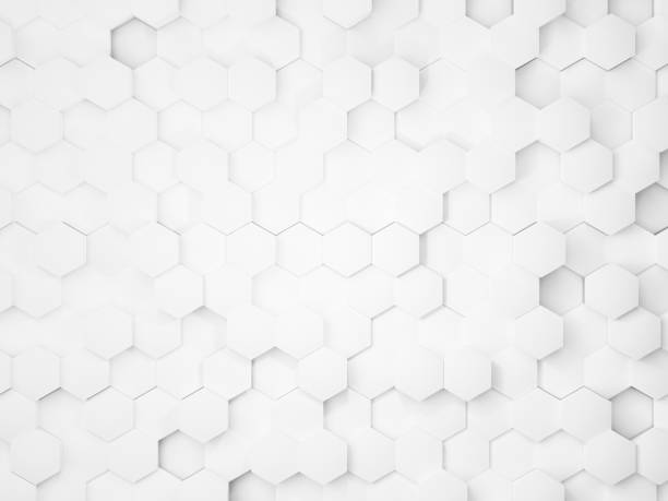 istock 3d render, white color abstract background, Abstract background of polygon shape, white color background, abstract background, 3d background. 1483996775