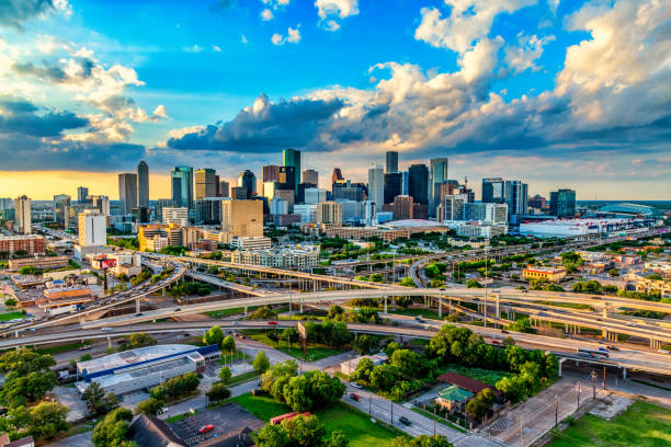 Houston's Skyline stock photo