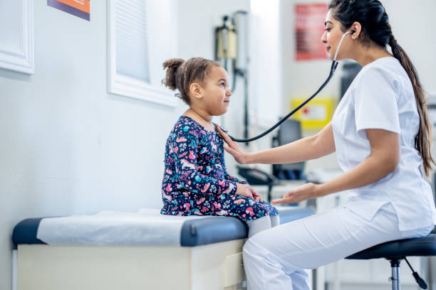 istock Young Girl at the Doctors 1484000308