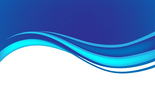 Vector wavy wave abstract swoosh background. Wavy waves banner color line for web banner.
