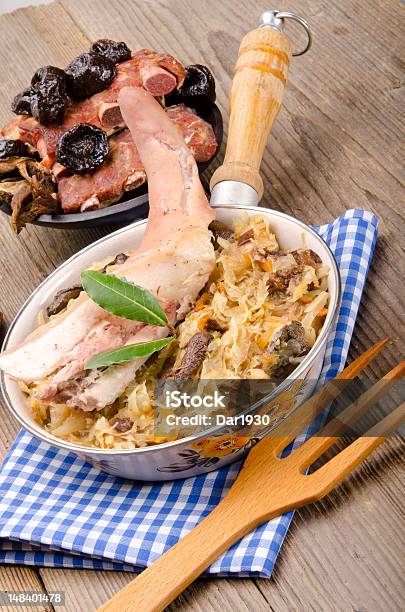 Polacco Bigos - Fotografie stock e altre immagini di Alloro - Alloro, Cavolo, Cibo