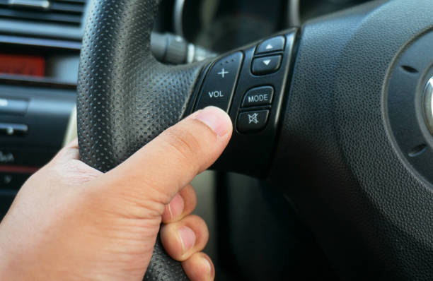 istock man driver hand use the turning signal switch 1484020998