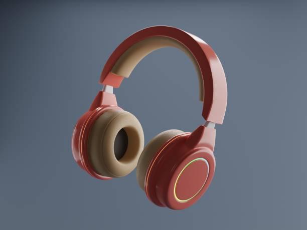istock Headphones design. 3D icon 1484022343