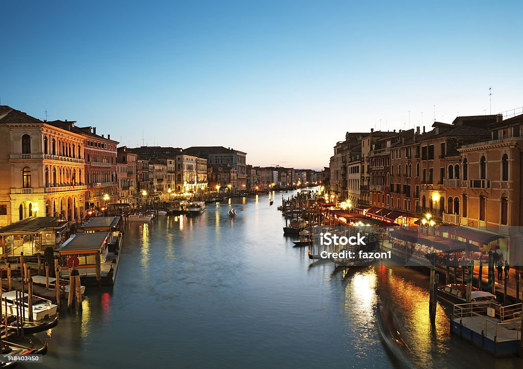 Gran Canal de Venecia, Italia - Foto de stock de Aire libre libre de derechos