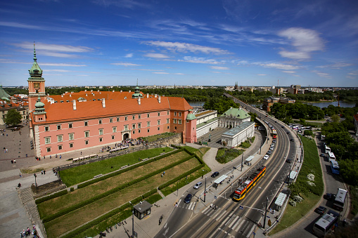 The Royal Castle (Zamek Królewski) in Warsaw, Poland.