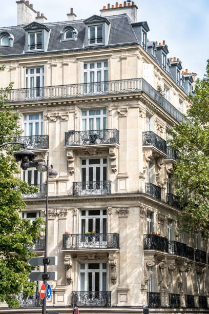 istock Beautiful buildings in Paris 1484041252
