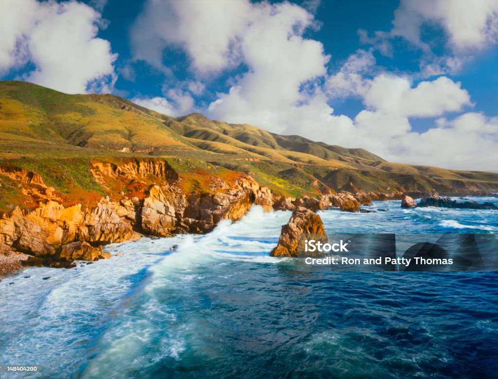 Big Sur Küste Kaliforniens - Lizenzfrei Monterey - Kalifornien Stock-Foto