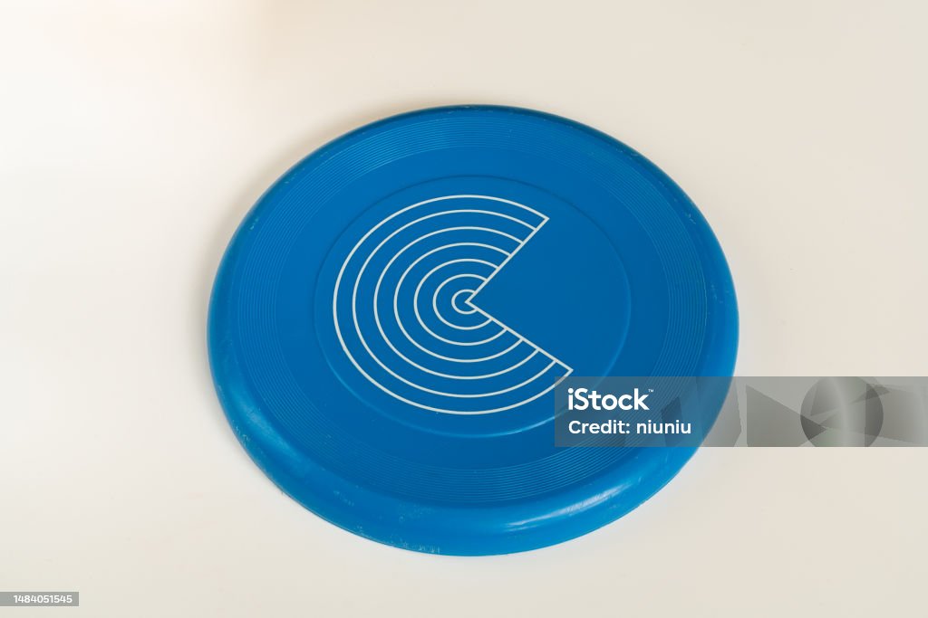Frisbee Advertisement Stock Photo