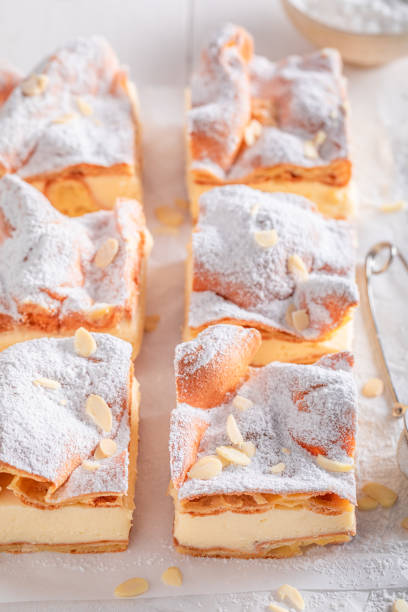 istock Choux pastry cake made from puff cream and pastry dough. 1484053531