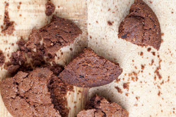 istock chocolate cookies on a wooden board 1484058772