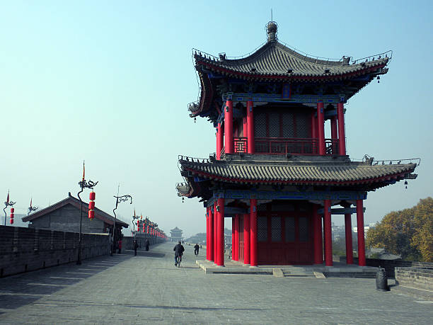 istock Xian Wall building in China 148406665
