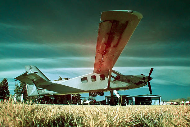 istock Infrared Airplane in taxi 148409477
