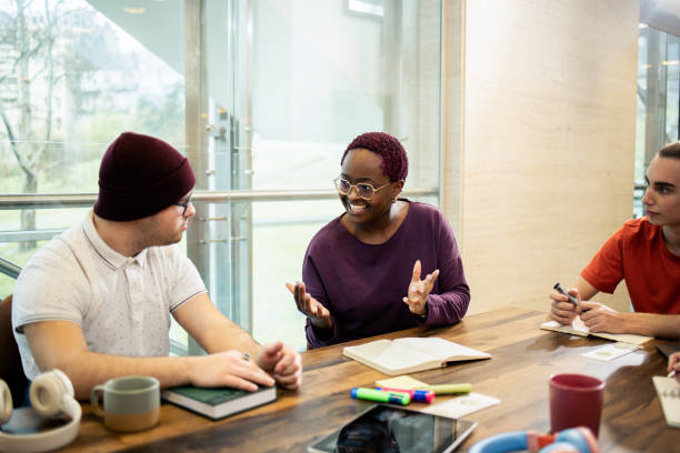 istock Diverse business team at the office 1484102012