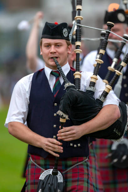 highland games - szkocja - scottish music zdjęcia i obrazy z banku zdjęć
