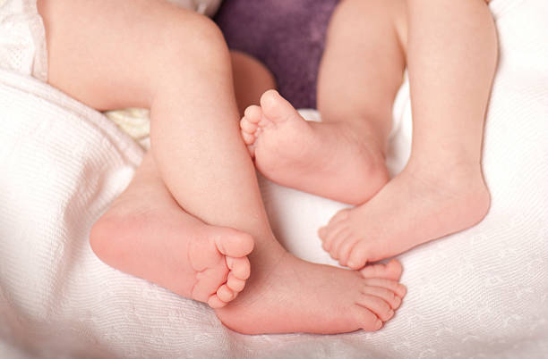 Gentle close-up of sleeping baby.