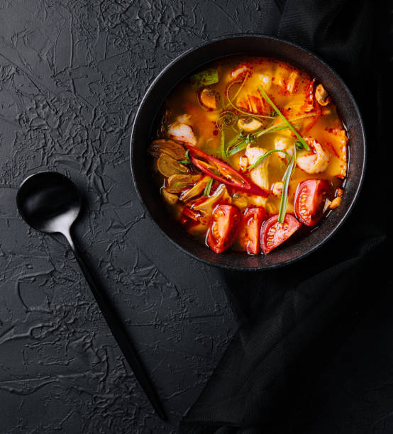 istock Tom Yum Goong - Thai hot and spicy soup 1484122386