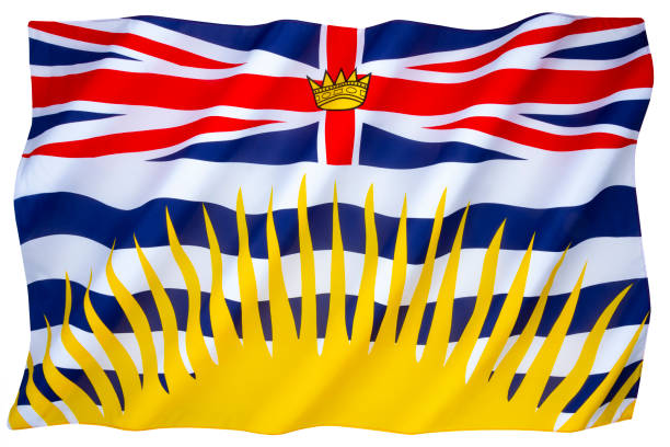 istock Flag of British Columbia 1484126939