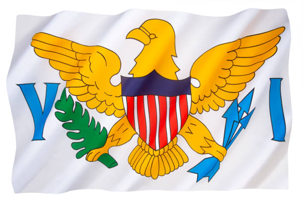 istock Flag of the US Virgin Islands 1484127127