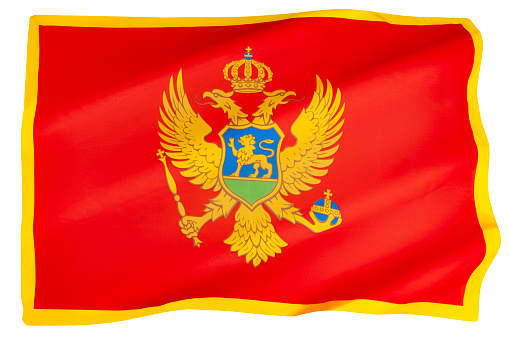 Flag of Montenegro - adopted on 13 July 2004.