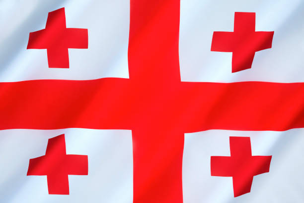 istock Flag of Georgia 1484127164
