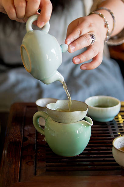 istock traditional china tea and celadon cups 148414188