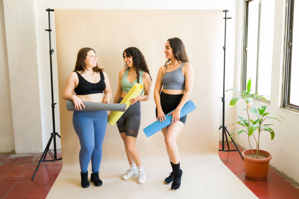 istock Self love young women doing yoga for body acceptance 1484149151