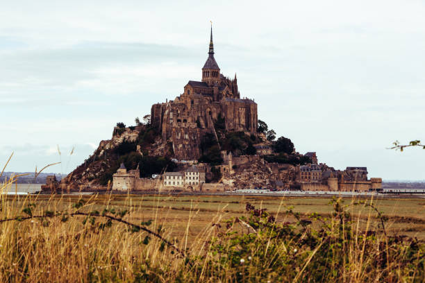 Le Mont-Saint-Michel, Normandy, France stock photo