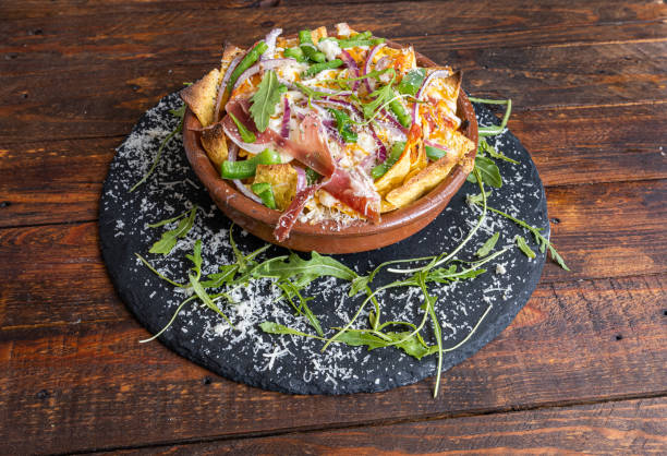 istock Close-up of nachos 1484153750