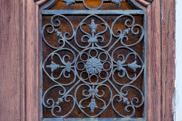 istock Metalwork In Door 1484154760