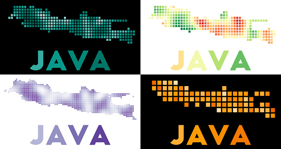 Java Map Collection Of Map Of Java In Dotted Style Borders Of The ...