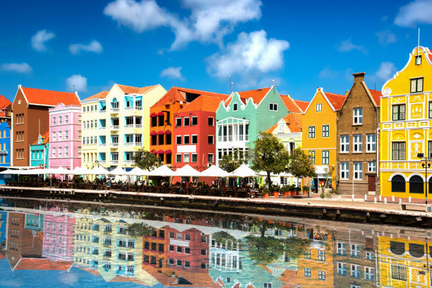 istock Beautiful day in Willemstad, Curacao 1484174073