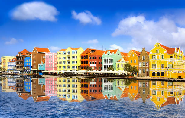 istock Downtown of Willemstad, Curacao, ABC, Netherlands 1484174076