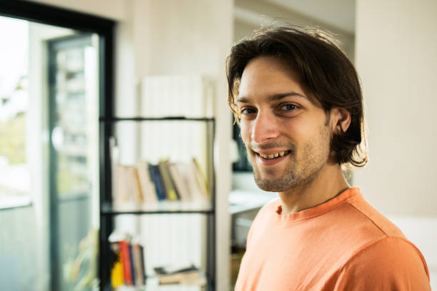 istock Portrait of a happy young man 1484174612