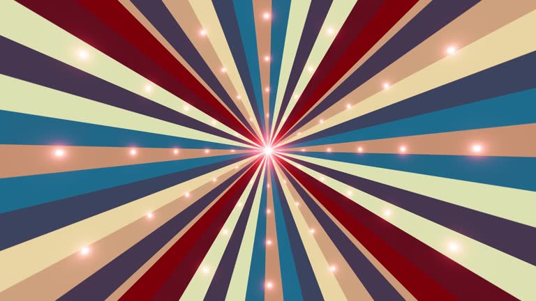 Glowing Light Circus Pattern Background