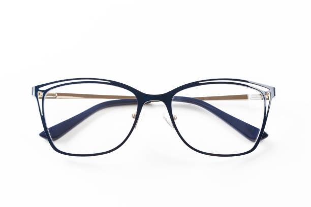 istock Glasses for vision with transparent glasses, isolated on a white background. 1484185825