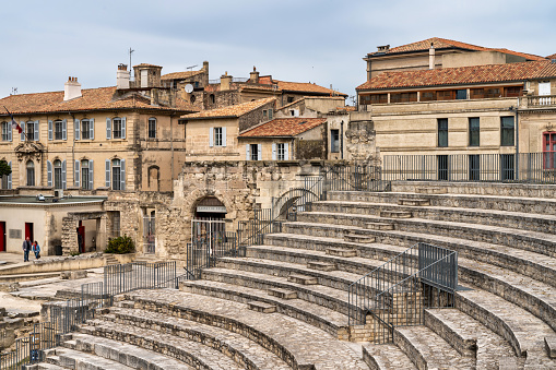 Ancient Roman theater in Arles, France