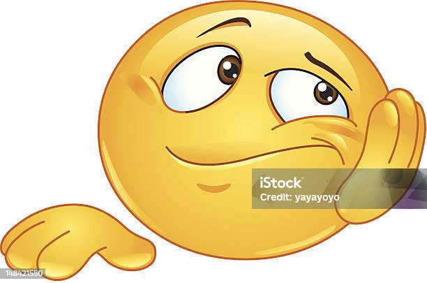 Bored Emoticon Stock Illustration - Download Image Now - Boredom, Emoticon, Anthropomorphic Smiley Face