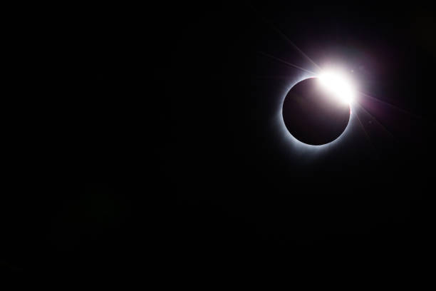 istock USA, Wyoming, 21 August 2017. Total solar eclipse. The Diamond Ring effect is seen as the moon makes its final move over the sun. The ring is the sun's corona. 1484218303
