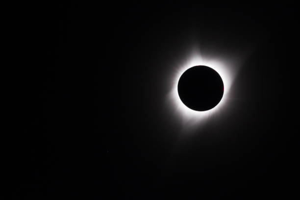 istock USA, Wyoming, 21 August 2017. Total solar eclipse reveals the sun's corona. 1484218377
