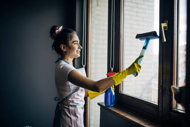 istock A young cleaning woman 1484224722