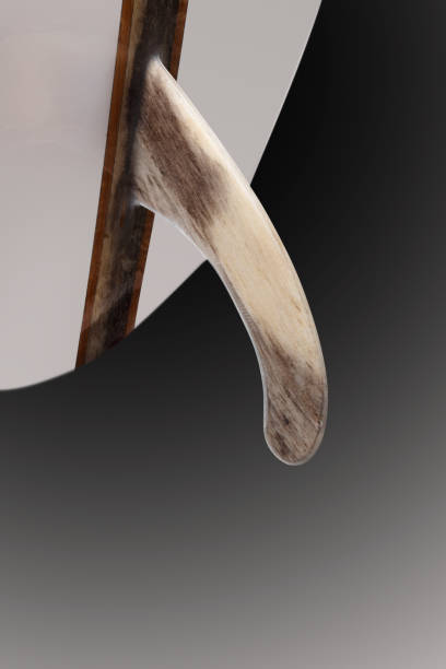 Surfboard isolated on white made by Ian Thompson Surf Shaper