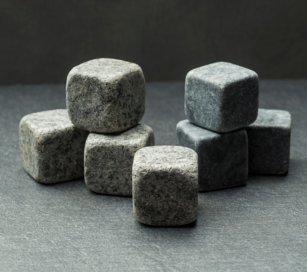 gray stones for podium background