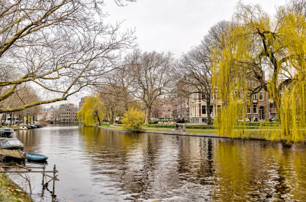 istock Tranquil scenery along the canals in Amsterdam 1484240567