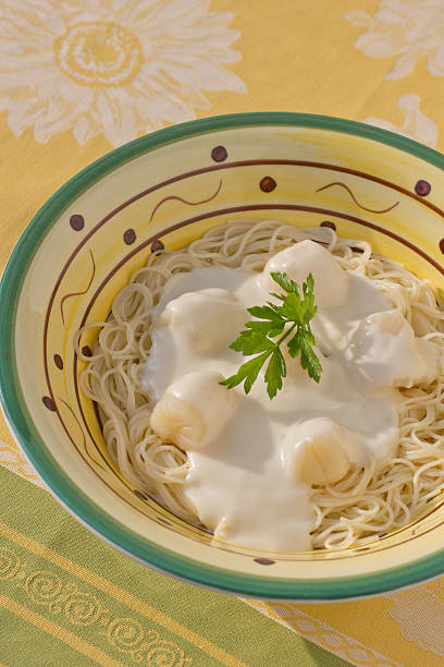 Vieiras de Pasta - foto de stock