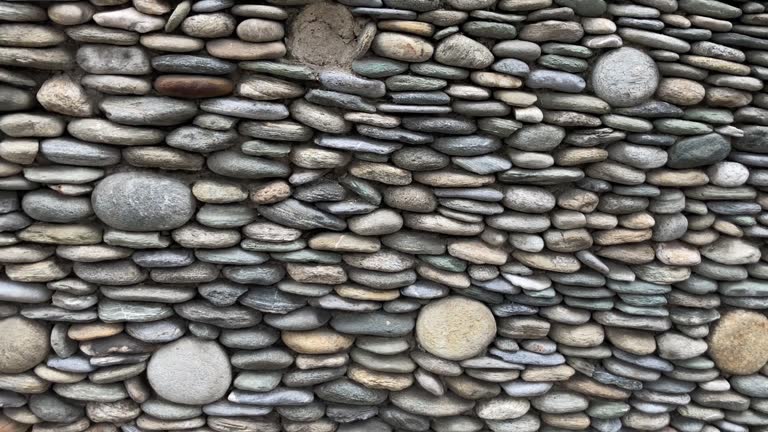 Wall made with stones