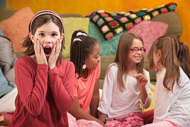 istock Little Girls at Sleepover 148425252