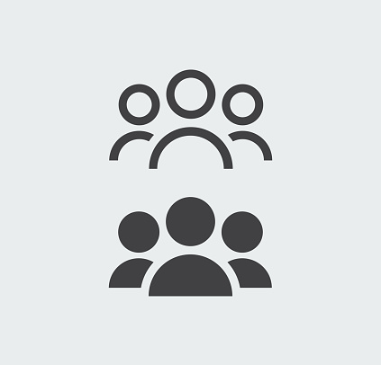 Group of people vector icon