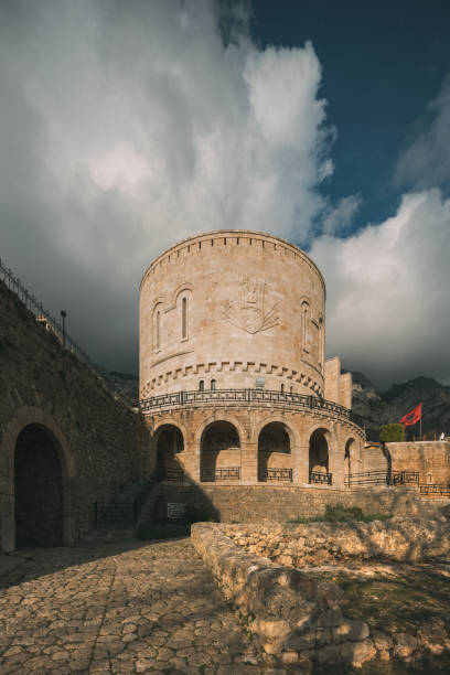 Kruja medieval castle in Albania